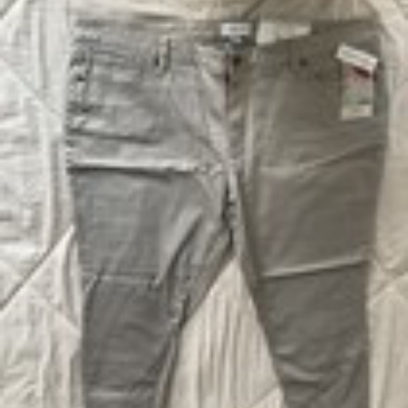 LIZ CLAIBORNE Plus Size Dressy Jeans Pants City Skinny Silver Glow Sz 18 NWT - Picture 13 of 13